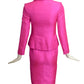 MIRELLA CAVORSO-Beaded Silk Brocade Cocktail Suit, Size-4P