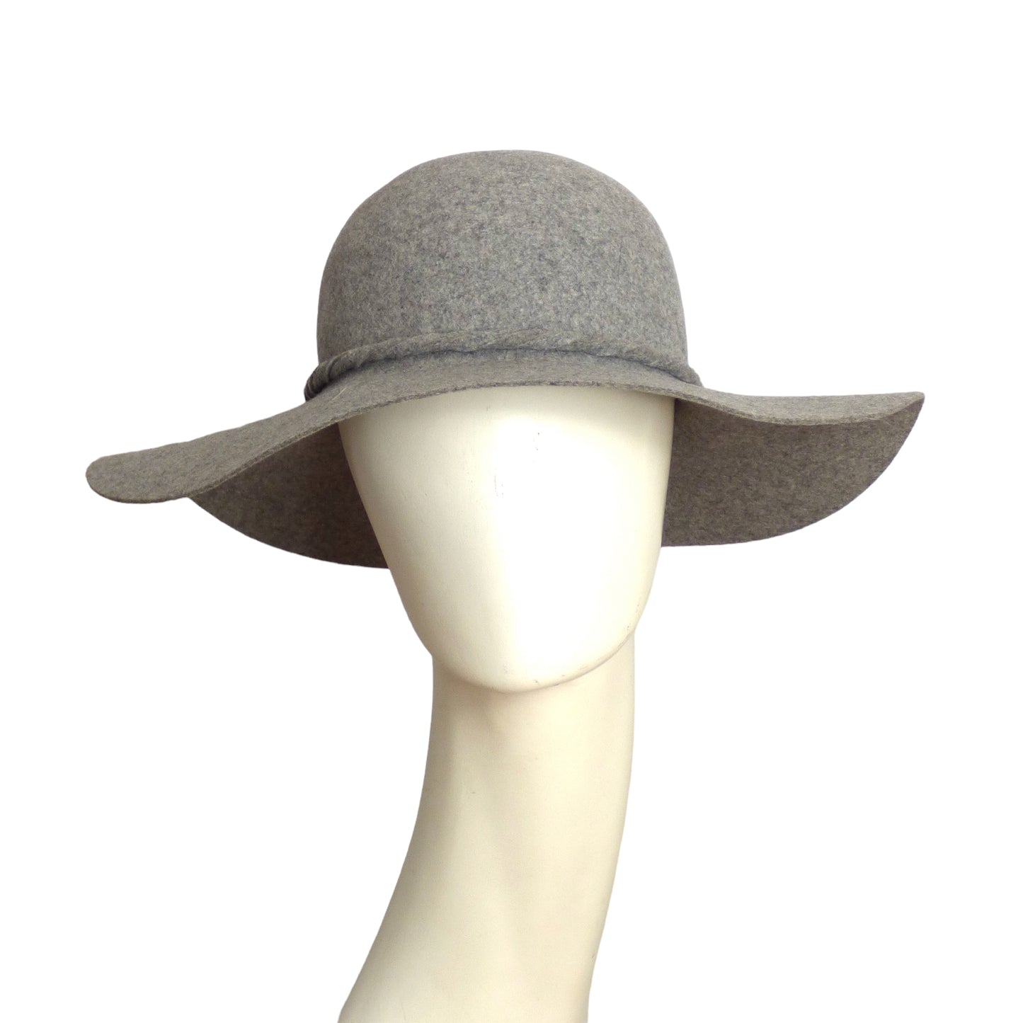 1980s Gray Wool Felt Hat