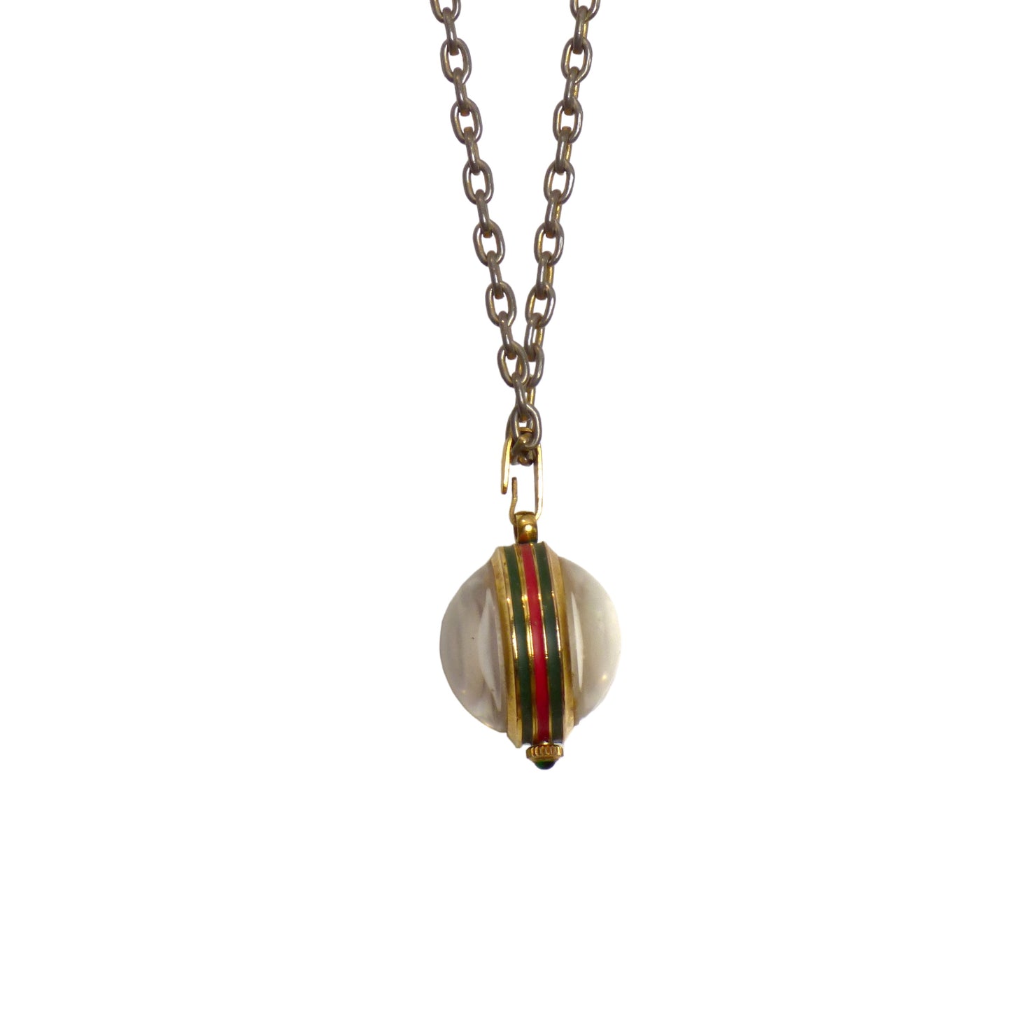 GUCCI- Orb Compact Analog Watch Necklace