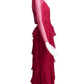 BILL BLASS- 1970s Pink Polka Dot Dress, Size 2