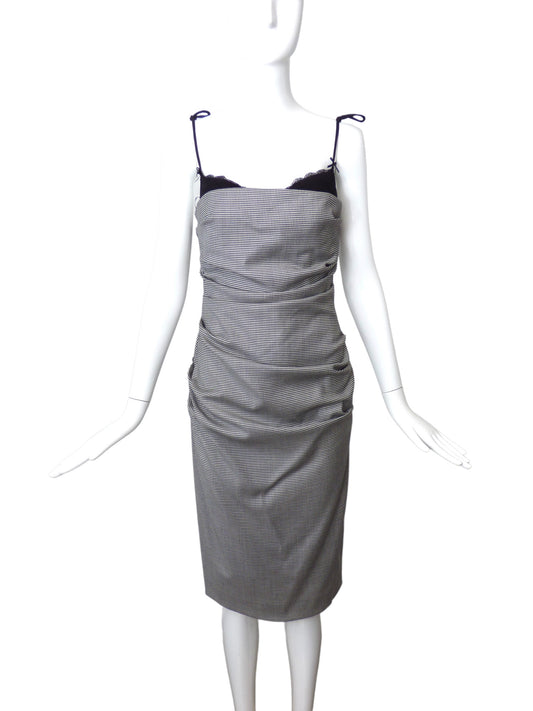 MOSCHINO CHEAP & CHIC- NWT Wool Shirred Dress, Size 10