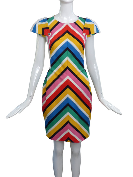 JC de CASTELBAJAC- NWT Cotton Stripe Dress, Size 6