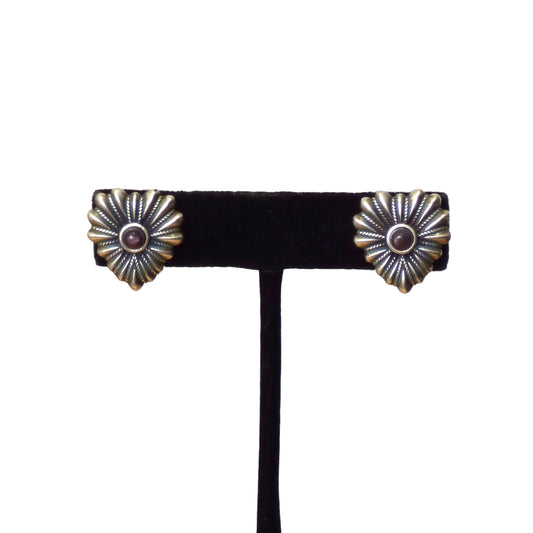 GUCCI- Sterling Silver & Amethyst Earrings