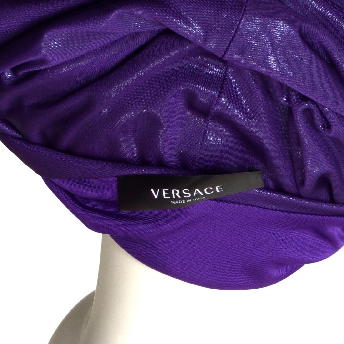 VERSACE- NWT 2023 Purple Hoodie Mini Dress Size 2