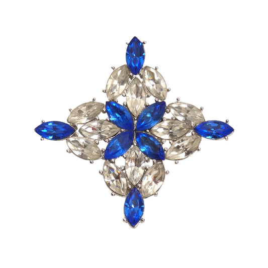 YVES SAINT LAURENT-1980s Numbered Ltd Ed Rhinestone Pendant Brooch