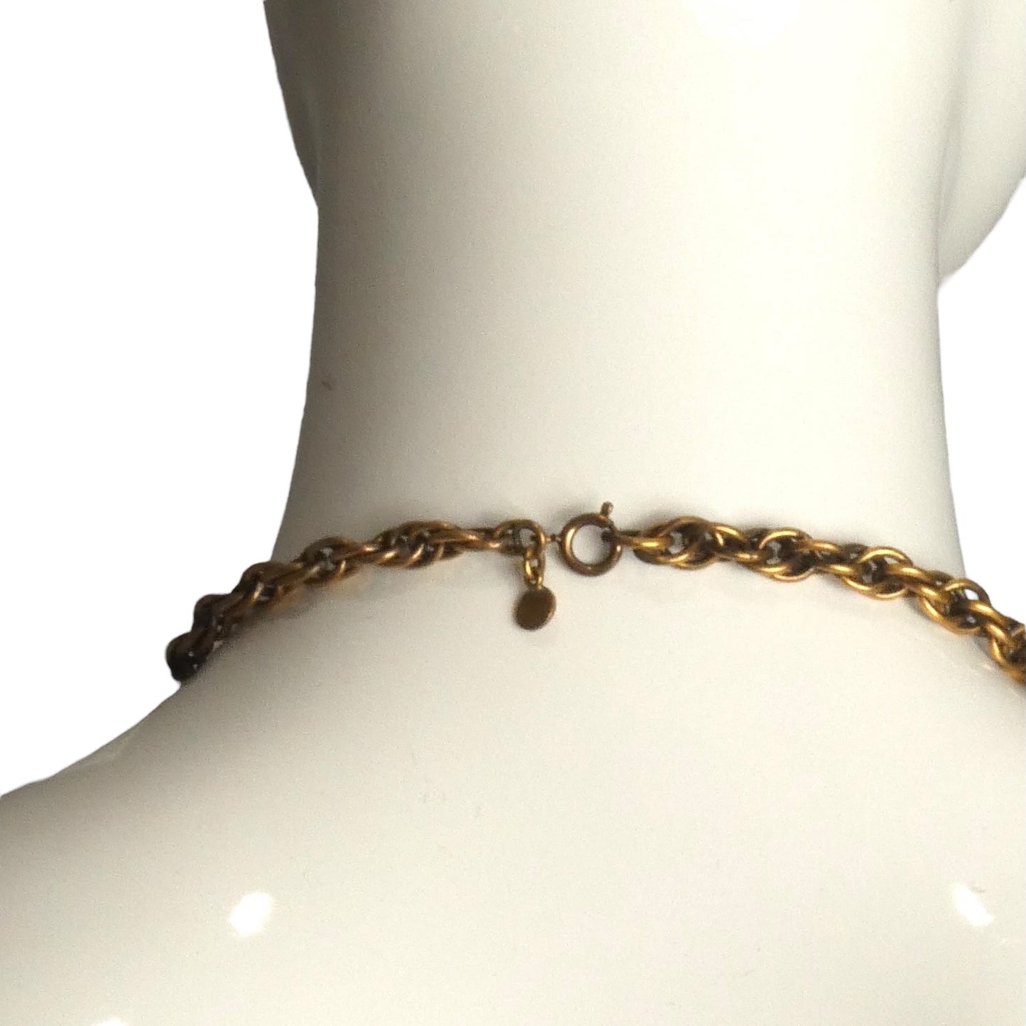 JOSEFF OF HOLLYWOOD- Brass Charm Necklace