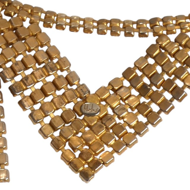 1960s Pink & White Rhinestone Necklace