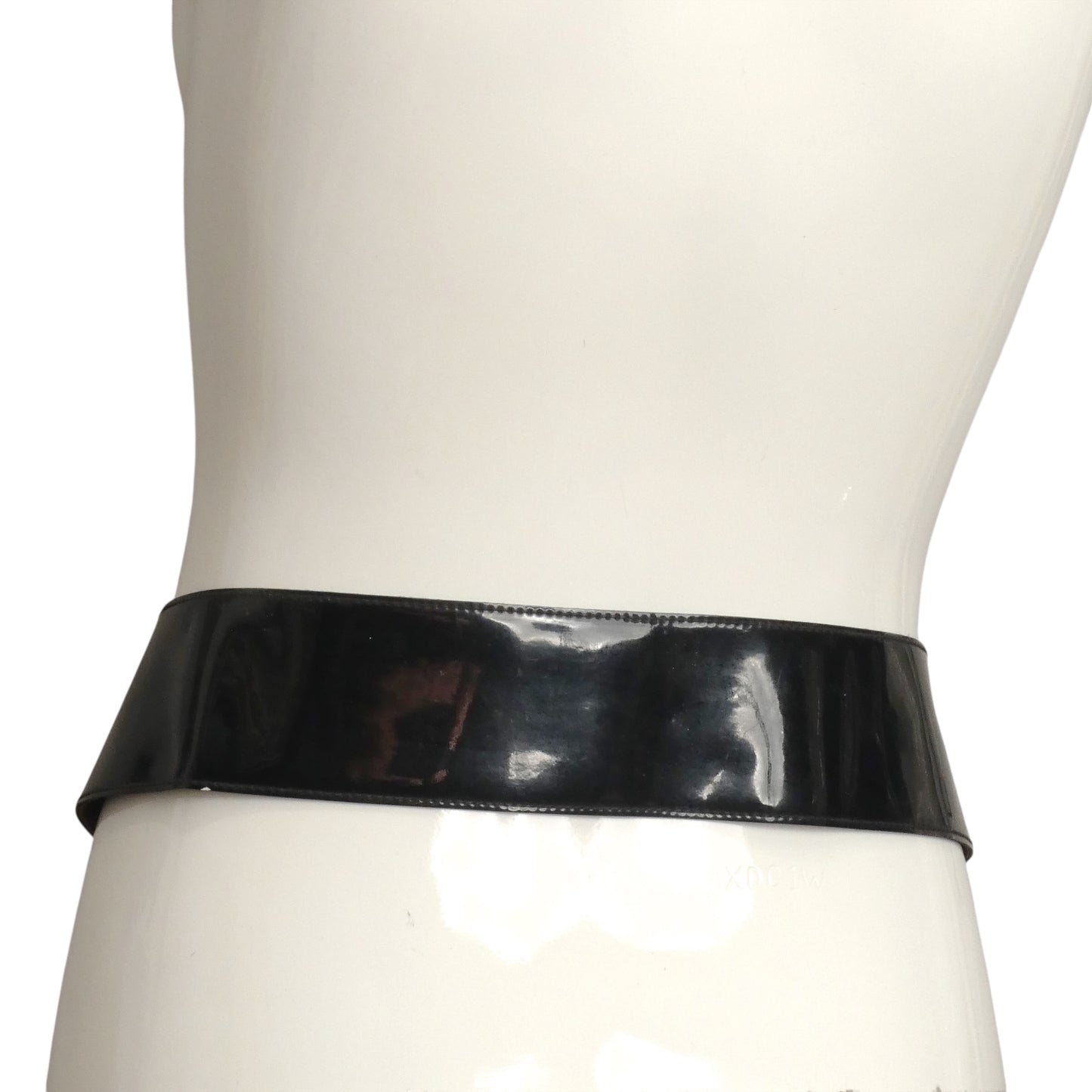 YVES SAINT LAURENT- 1970 Black & Gold Butterfly Belt, Waist-31"