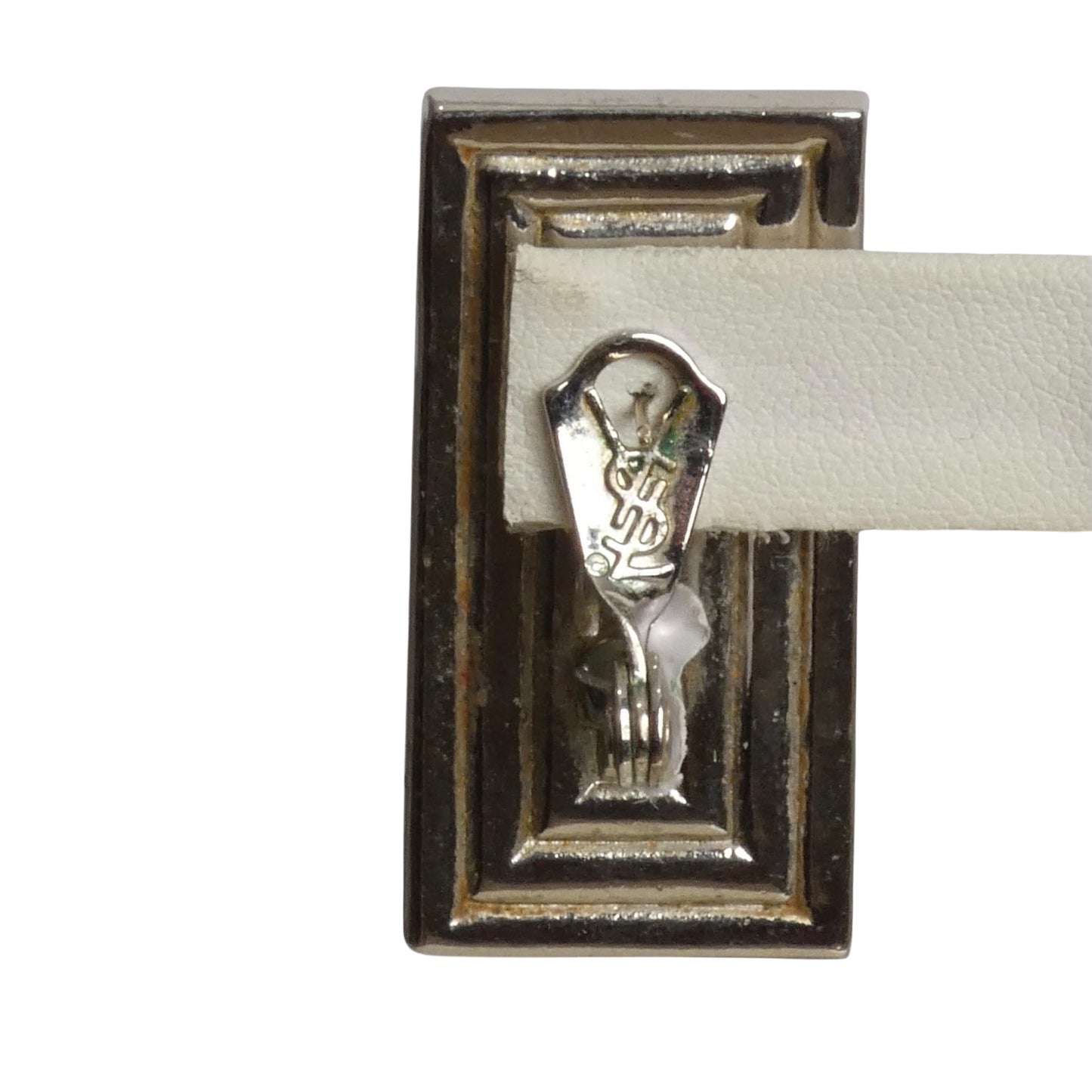 YVES SAINT LAURENT- 1980s Red Gripoix Pierced Earrings