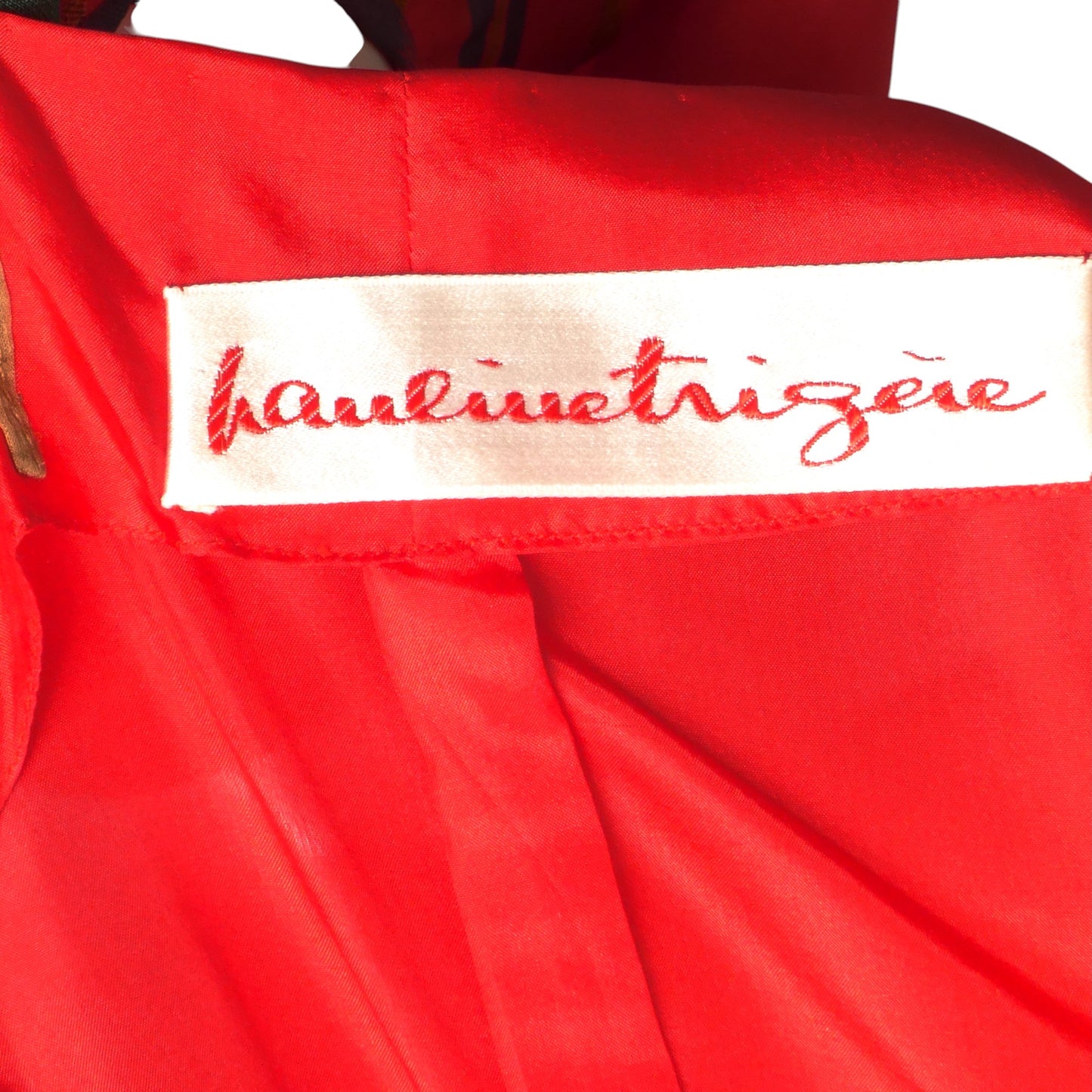 PAULINE TRIGERE- AS IS 1980s Silk Stripe Dressing Gown, Size 8