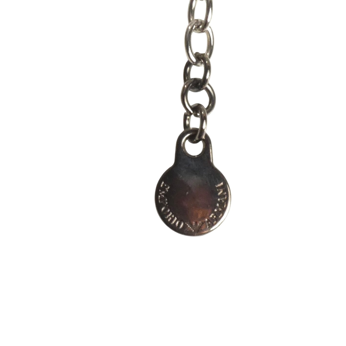 EMPORIO ARMANI- Pink & Grey Double Strand Necklace