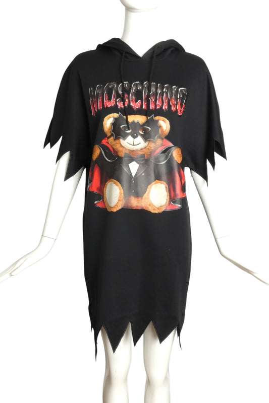 MOSCHINO COUTURE- NWT 2020 Halloween Teddy Bear Hoodie Dress, Size 6