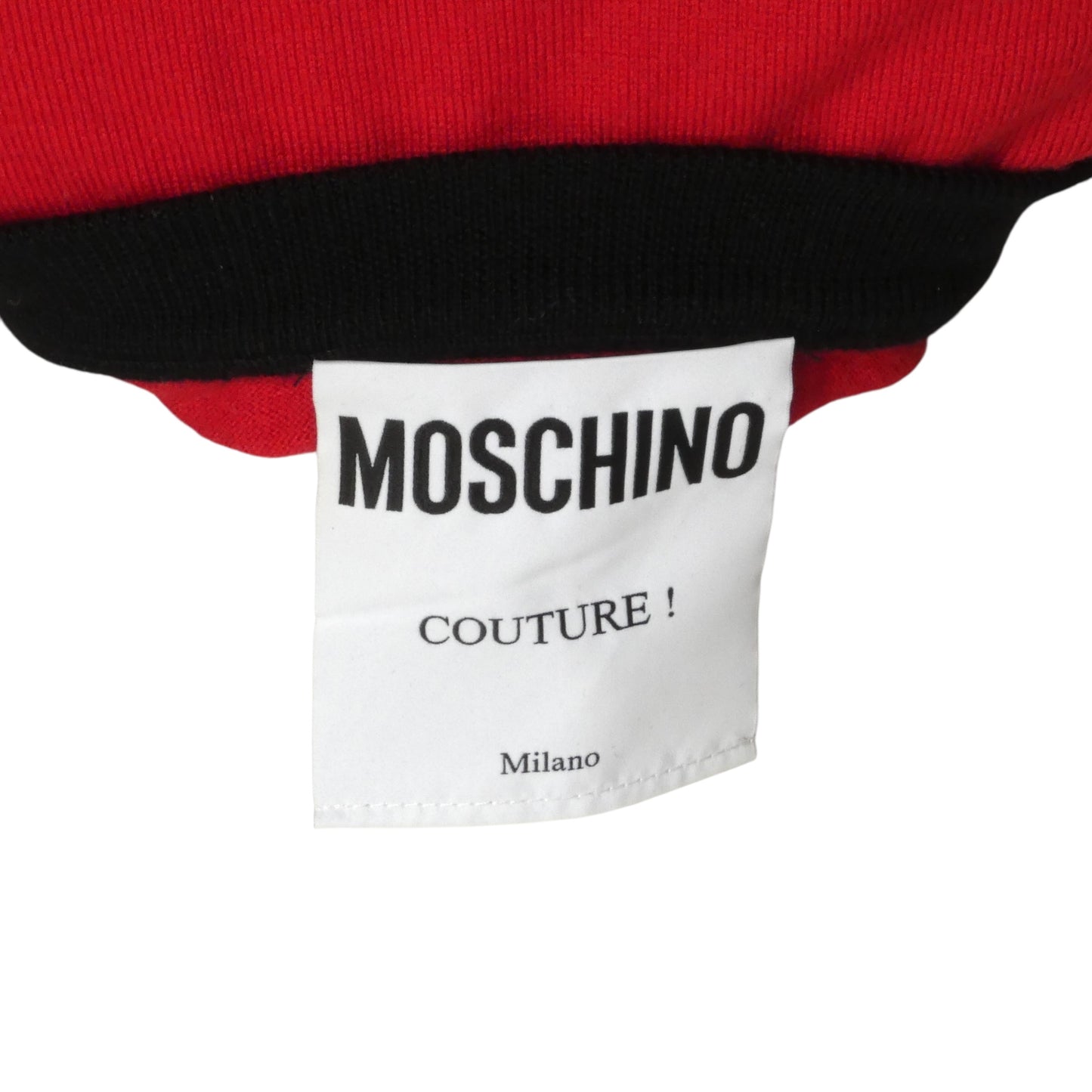 MOSCHINO COUTURE- 2016 Multi Color Cigarette Tunic Sweater, Size XS