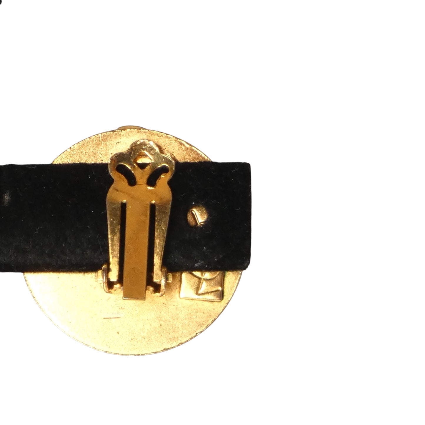 YVES SAINT LAURENT- 1960s Yellow Lucite & Gold Disc Earrings