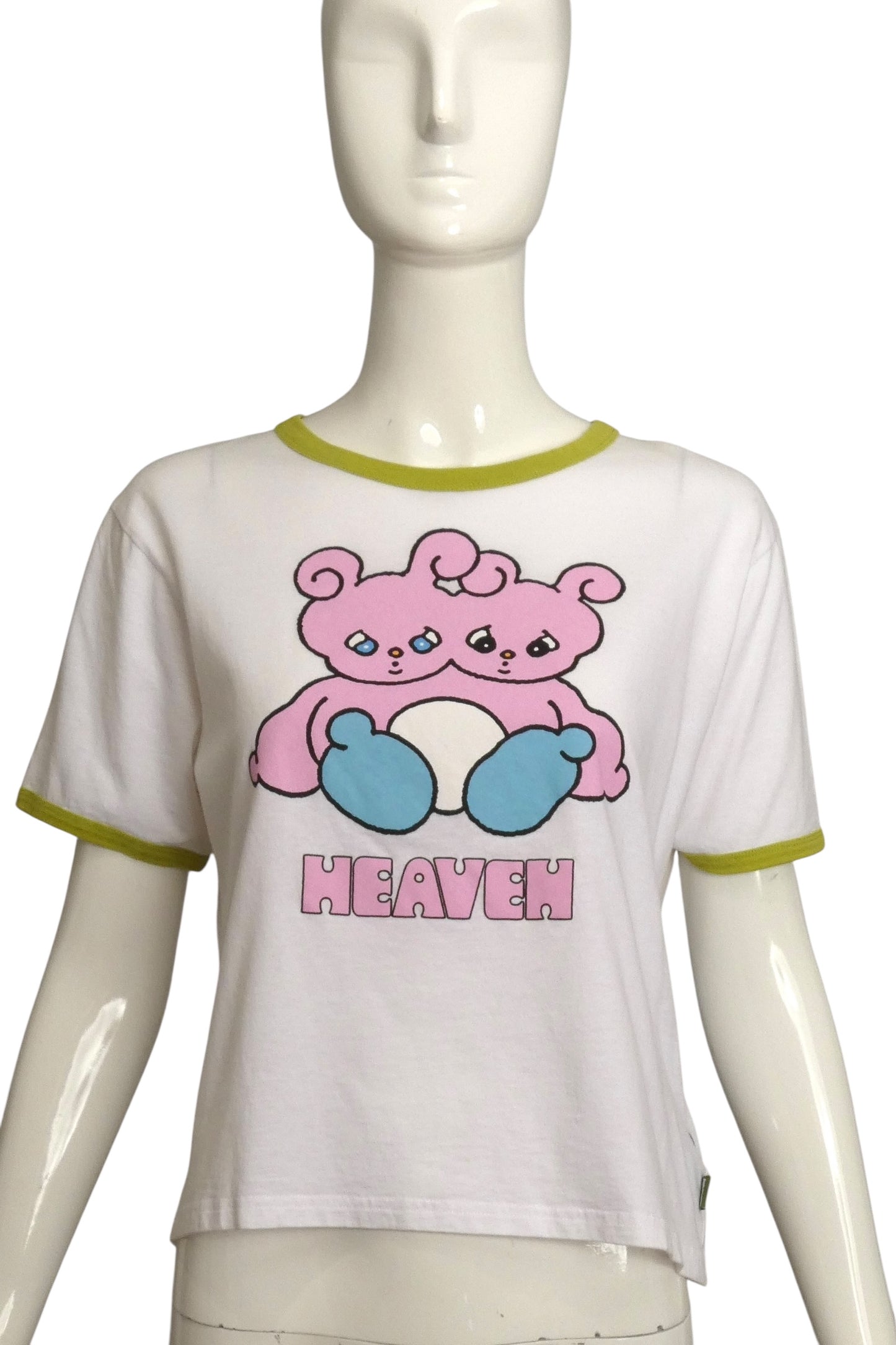 HEAVEN BY MARC JACOBS- 2021 Graphic Print Ringer T-Shirt, Size XL