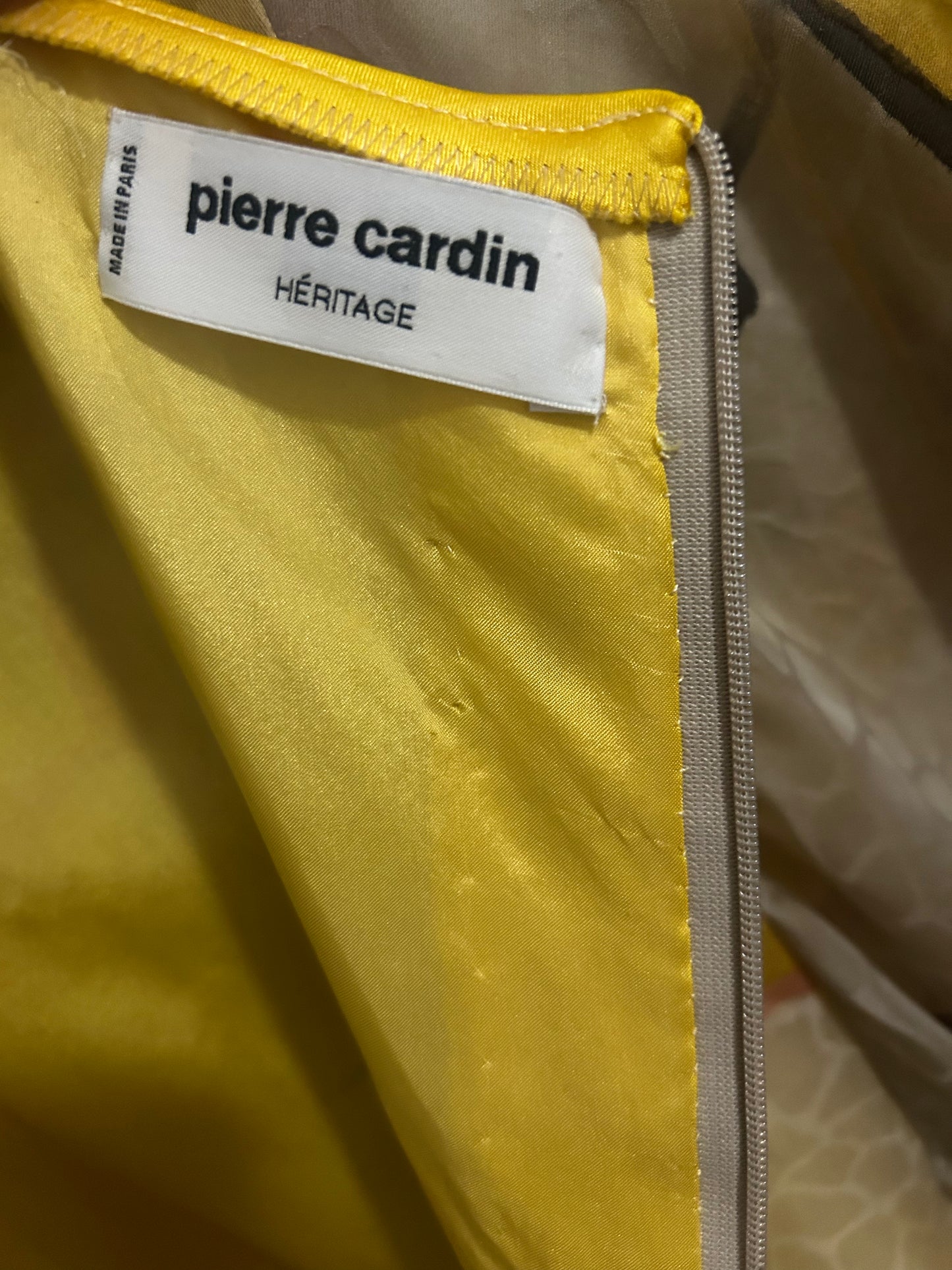 PIERRE CARDIN HAUTE COUTURE- 2002 Floral Organza Gown, Size 12