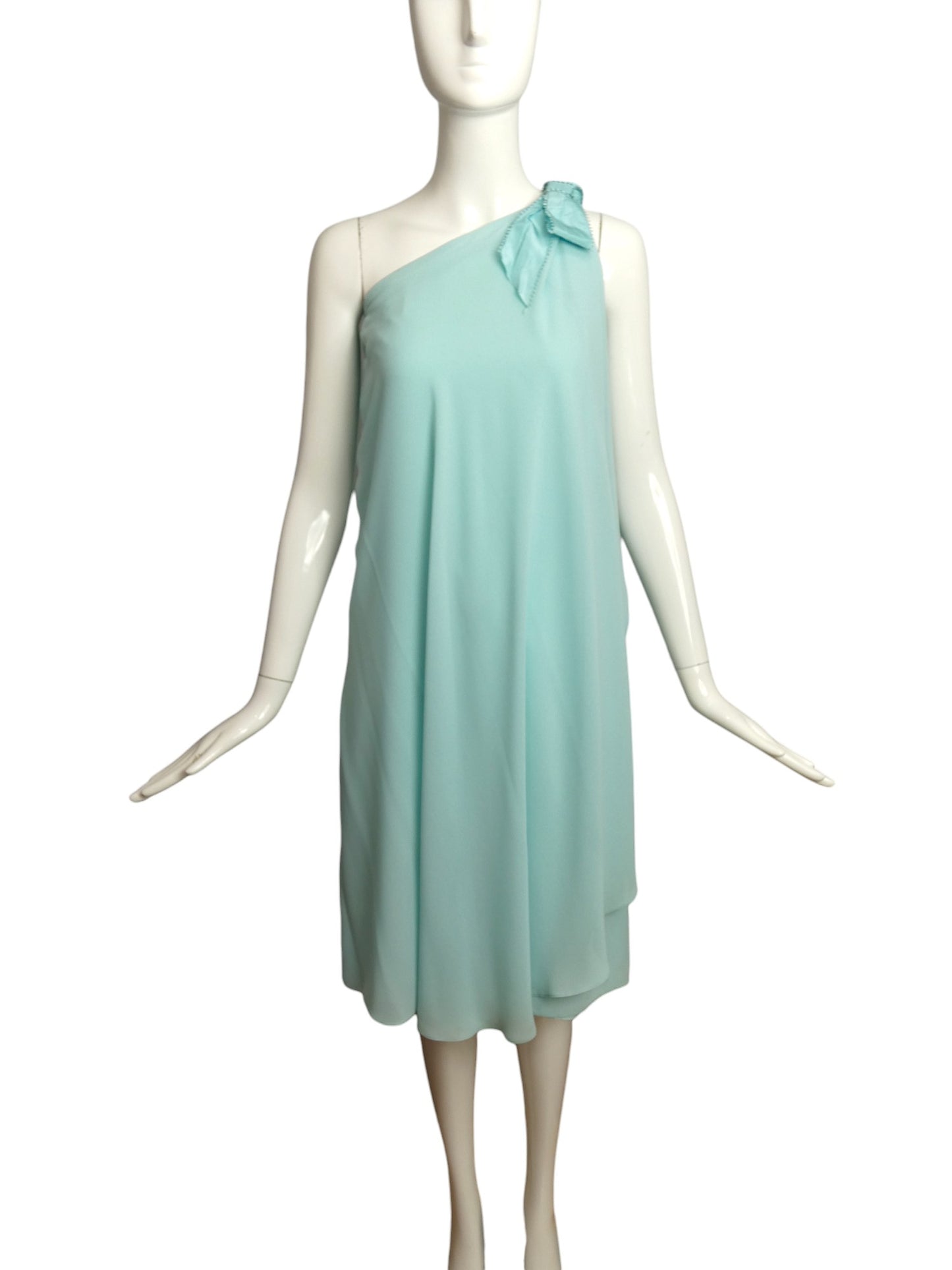 VICTOR COSTA-1970s Grecian Style Dress, Size 2