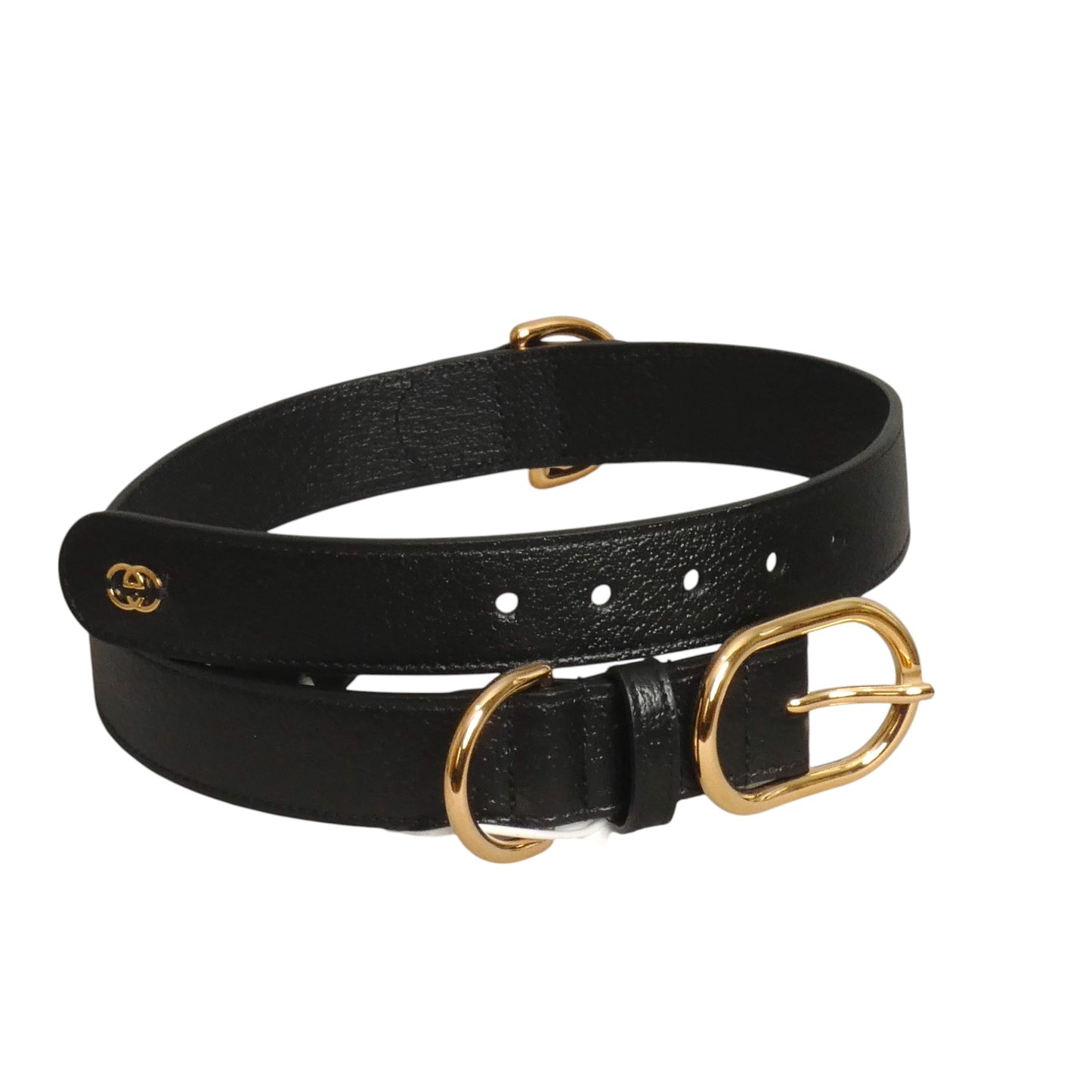 GUCCI- 2022 Black Demetra Dog Collar, Size XL