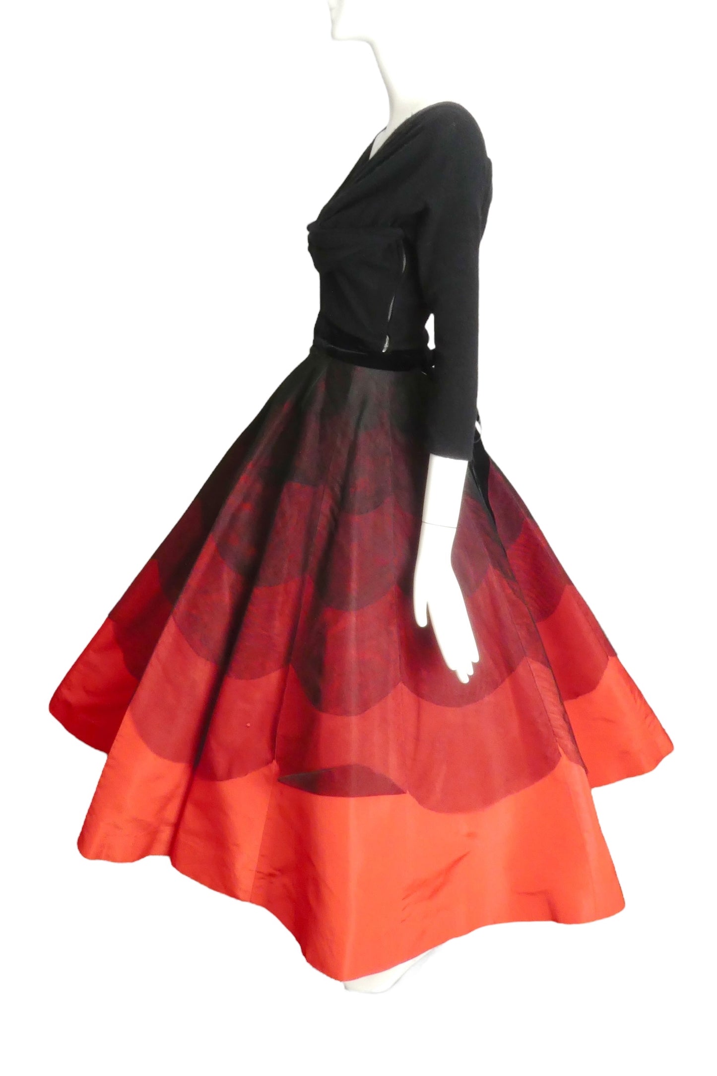 SOPHIE ORIGINAL- 1955 2pc Sweater & Tulle Dress, Size 2