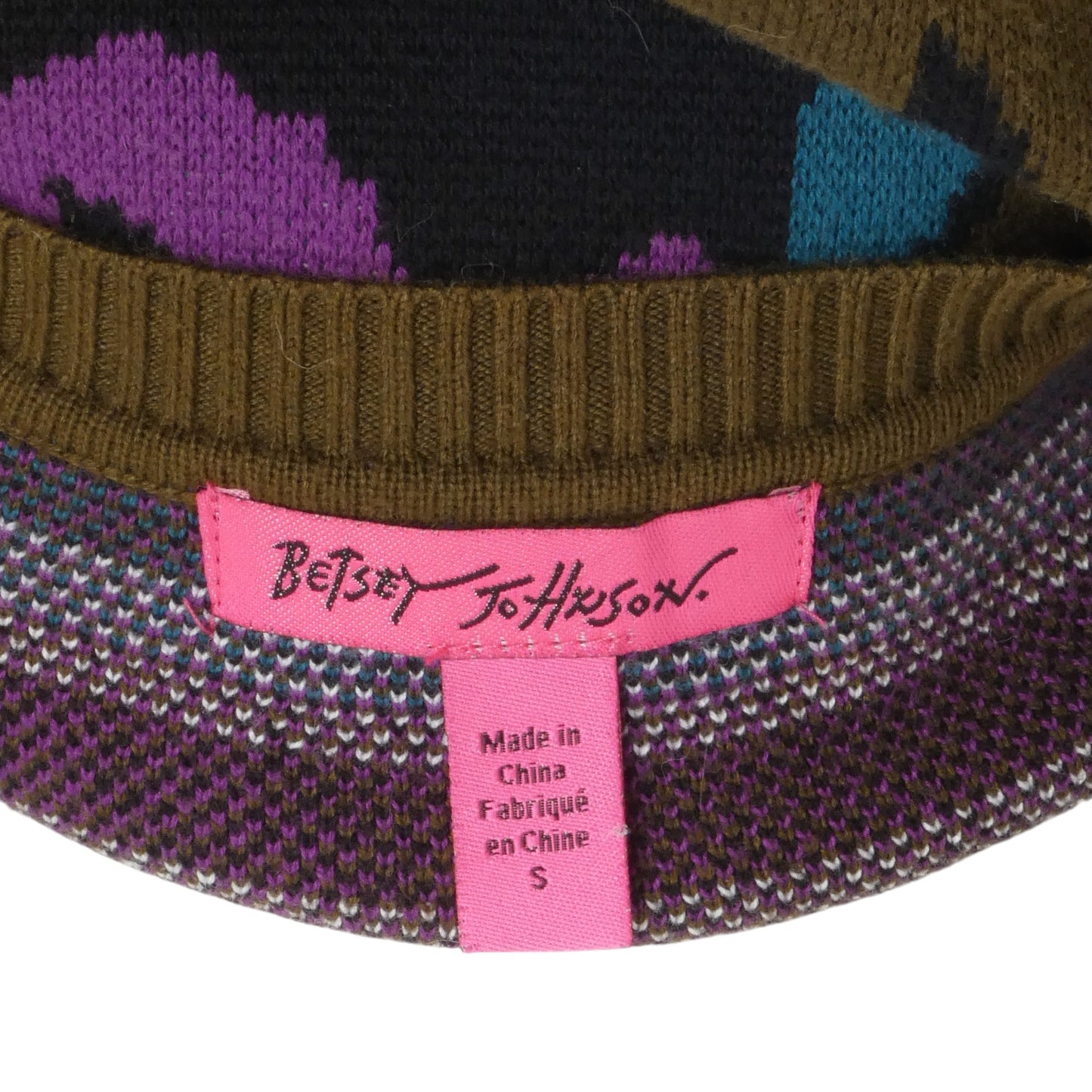 BETSEY JOHNSON- 1990s Devil Cotton Knit Tunic, Size Small