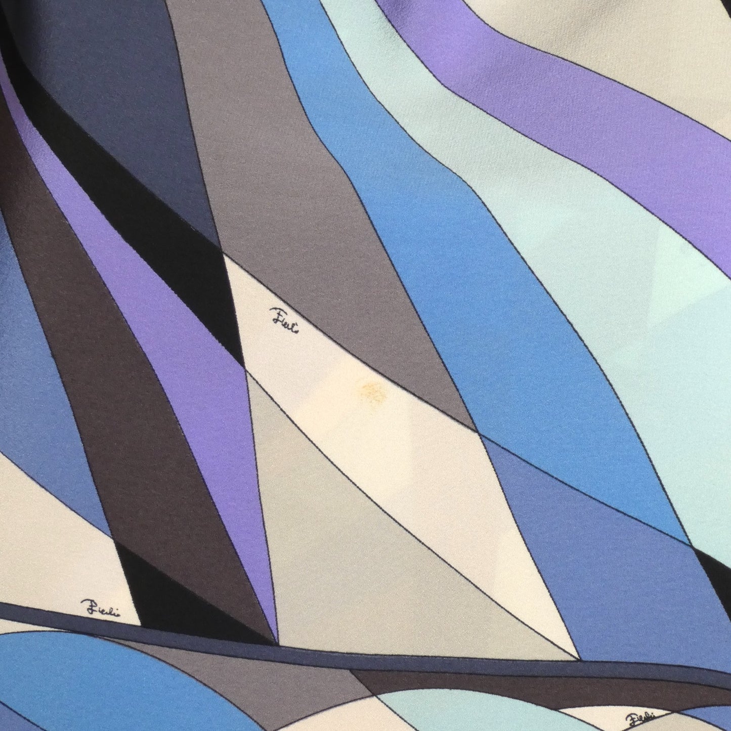 EMILIO PUCCI- 1970s Multi Color Print Maxi Dress, Size 6