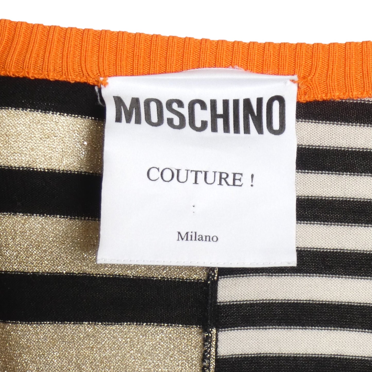 MOSCHINO COUTURE! Fabric Block Knit Cardigan, Size 10