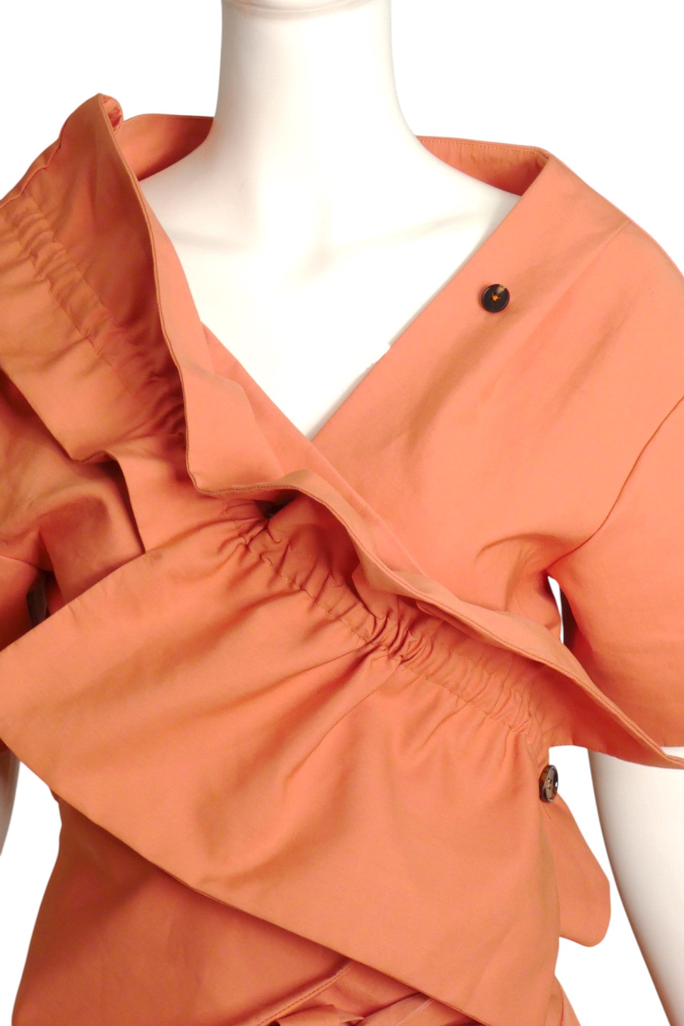 JOHN GALLIANO- 2013 Asymmetrical Cotton Skirt Suit, Size 10
