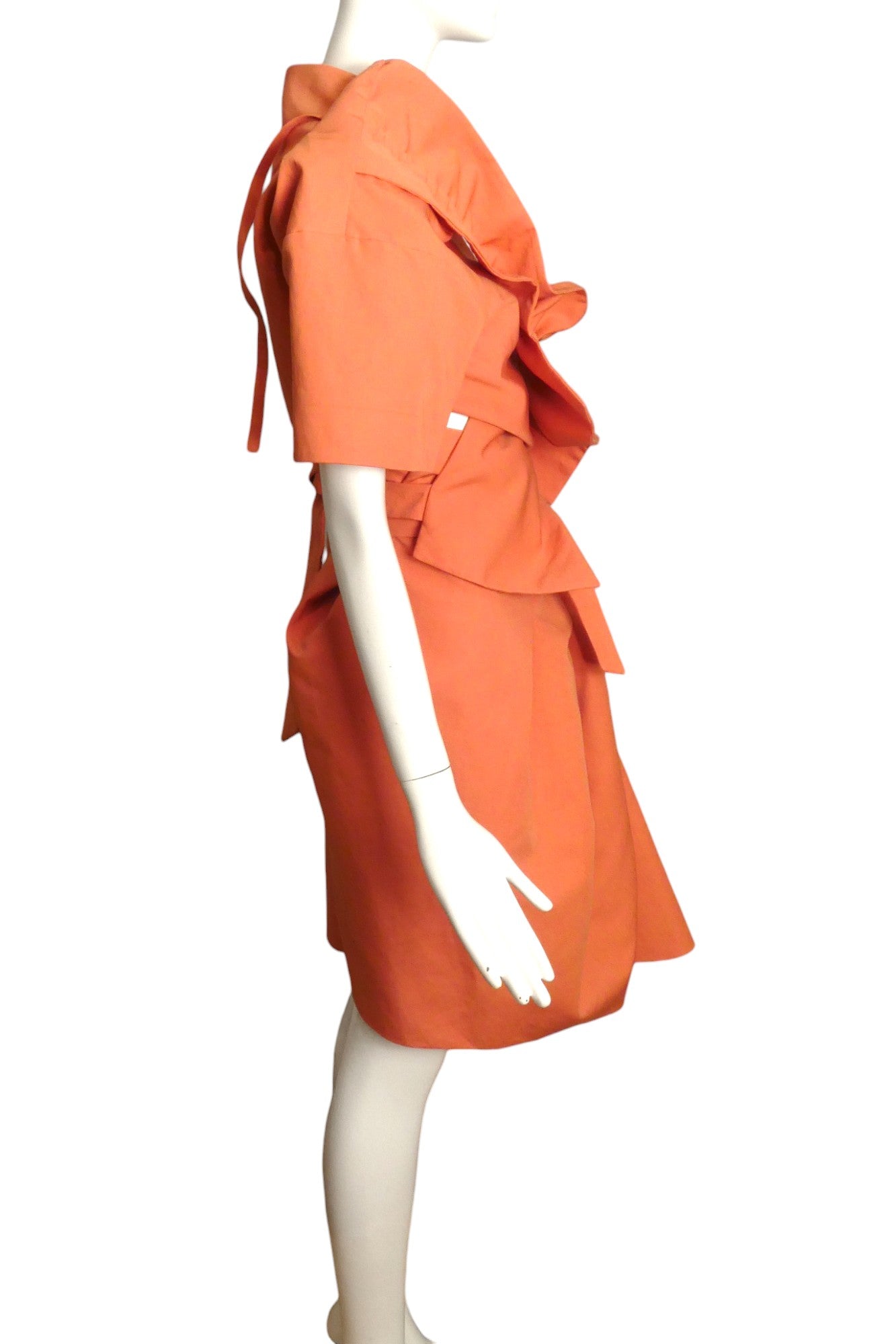 JOHN GALLIANO- 2013 Asymmetrical Cotton Skirt Suit, Size 10