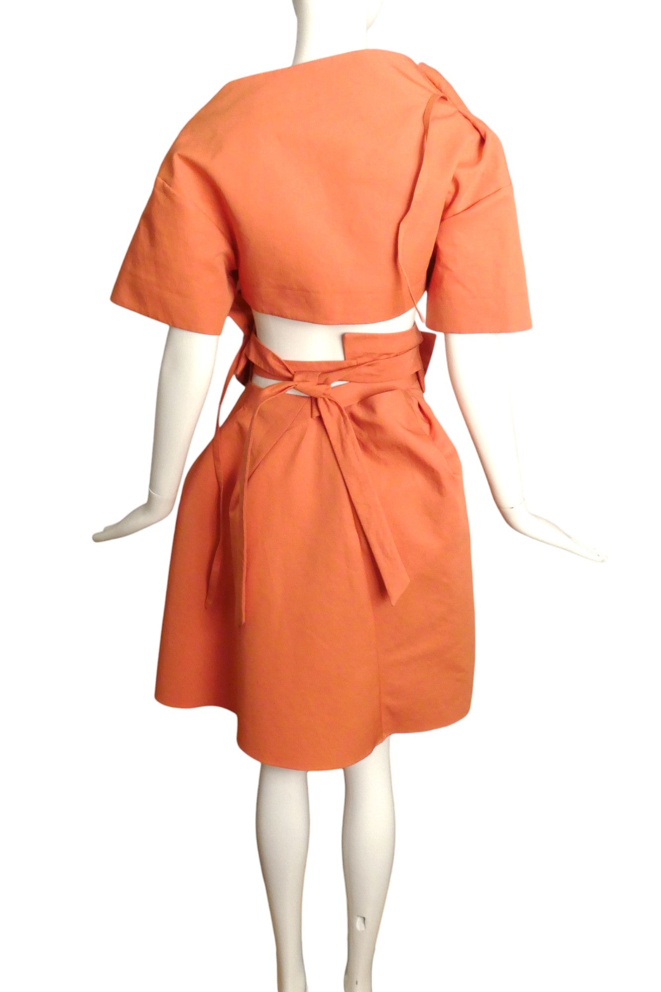 JOHN GALLIANO- 2013 Asymmetrical Cotton Skirt Suit, Size 10