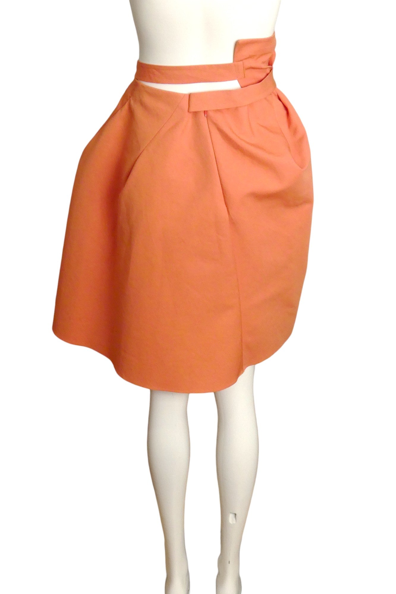 JOHN GALLIANO- 2013 Asymmetrical Cotton Skirt Suit, Size 10