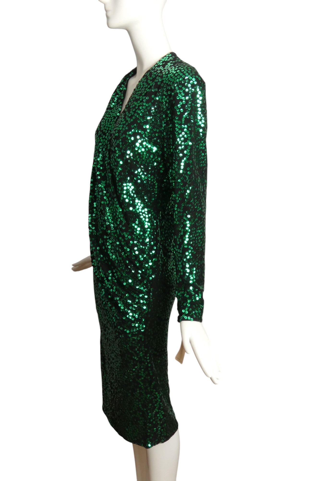 MARC BOUWER- NWT 1980s Sequin Cocktail Dress, Size 6