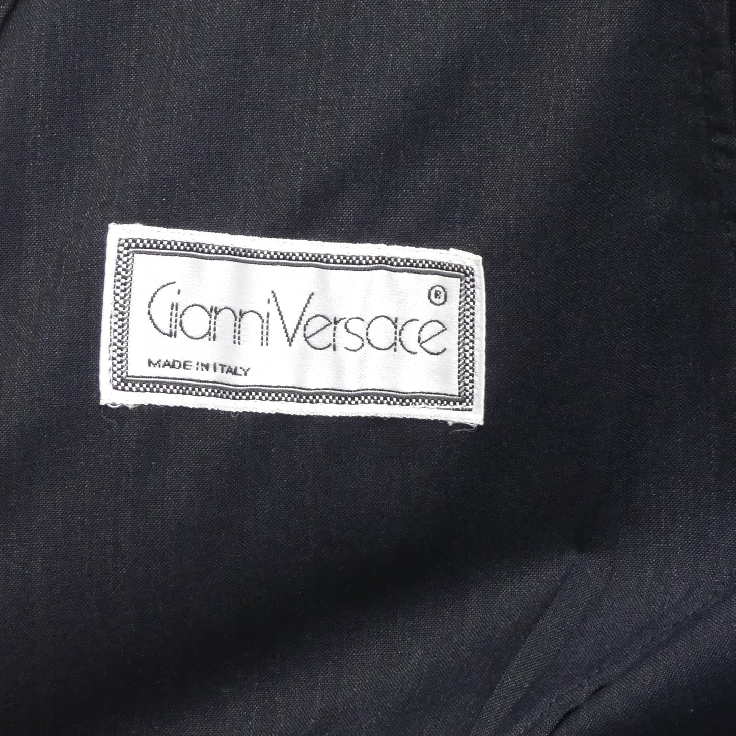 GIANNI VERSACE- 1980s Black & White Skirt Suit, Size 10