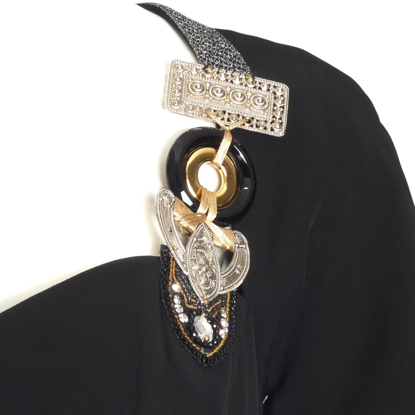 CHRISTIAN DIOR- 1994 Embellished Dress & Skirt Set, Size 6