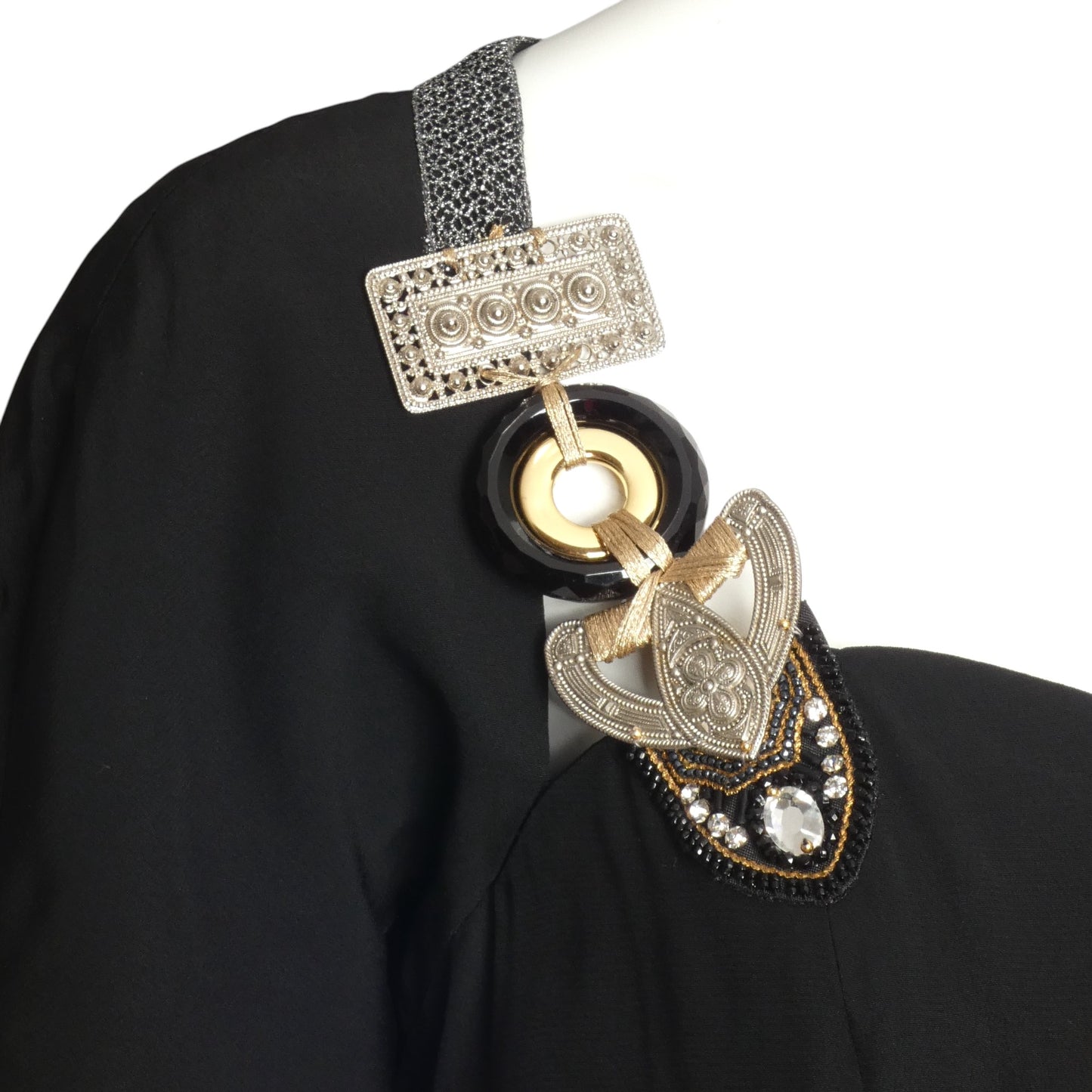 CHRISTIAN DIOR- 1994 Embellished Dress & Skirt Set, Size 6