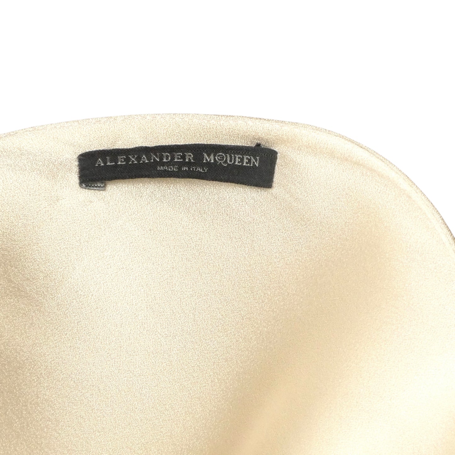 ALEXANDER MCQUEEN- 2007 Embroidered Silk Dress, Size 8
