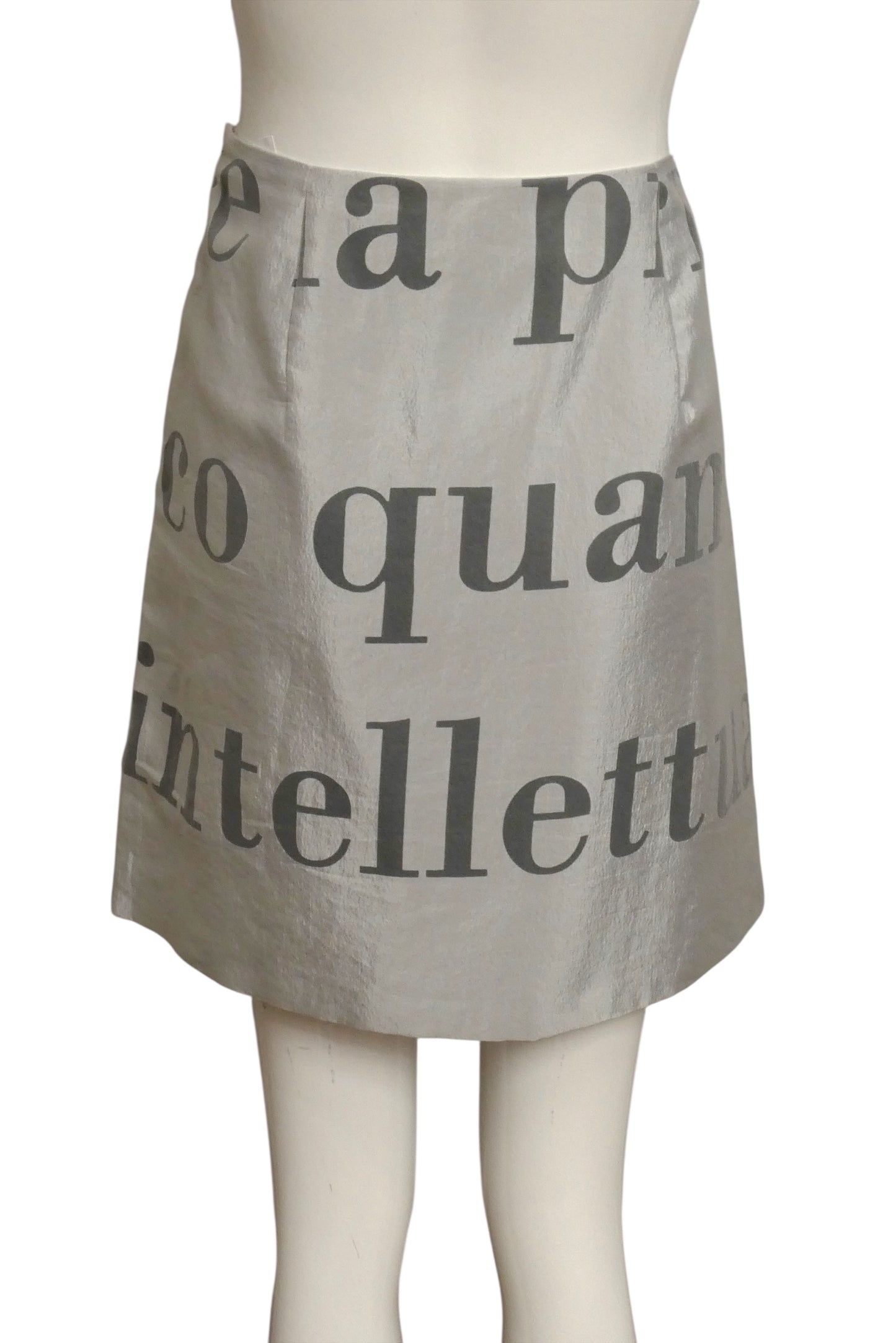 MOSCHINO- 1990s Graphic Print Skirt, Size 12