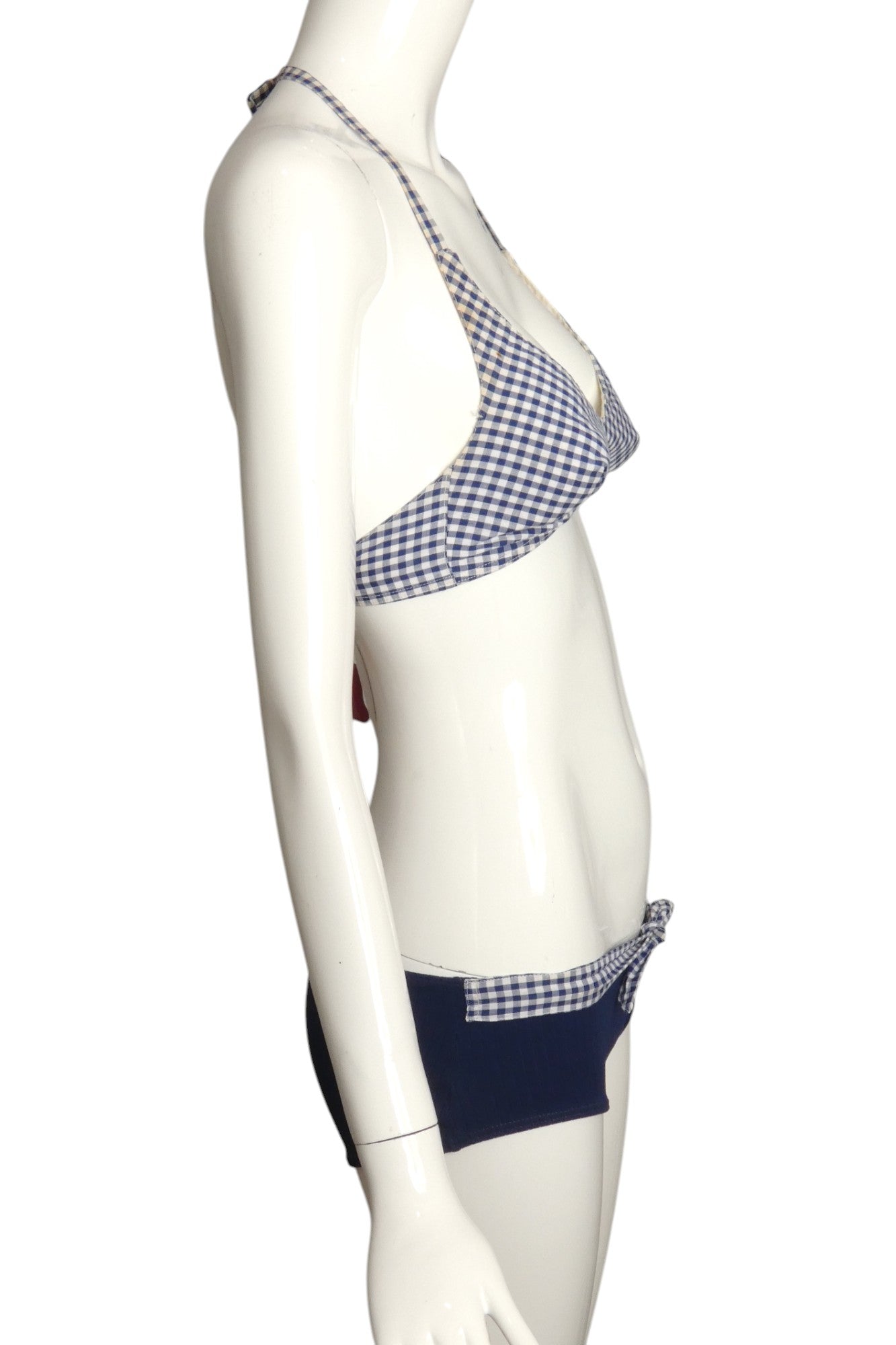 1960s 2pc Cotton & Knit Swimsuit, Size 4
