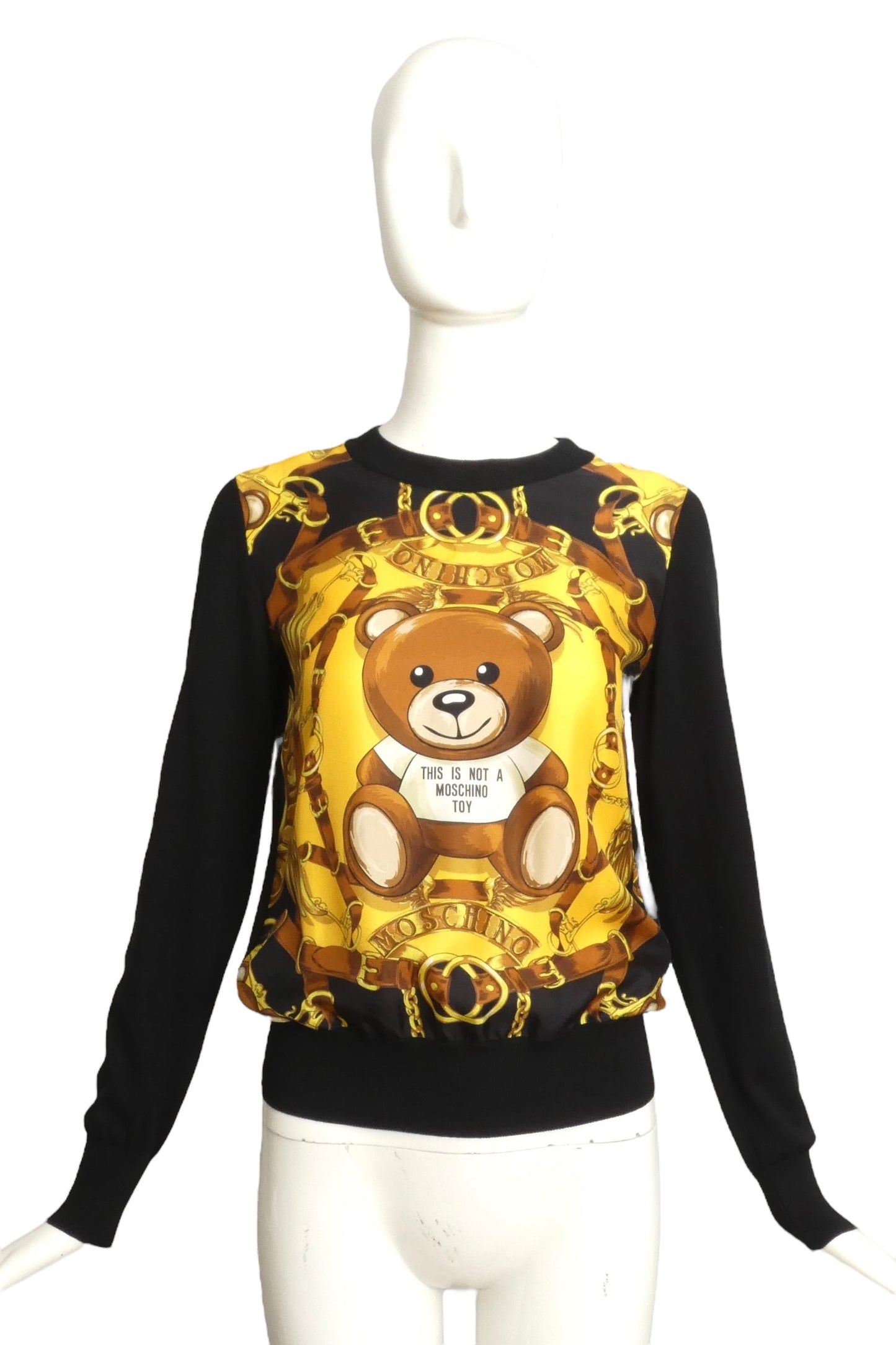 MOSCHINO COUTURE- Teddy Bear Sweater, Size 4