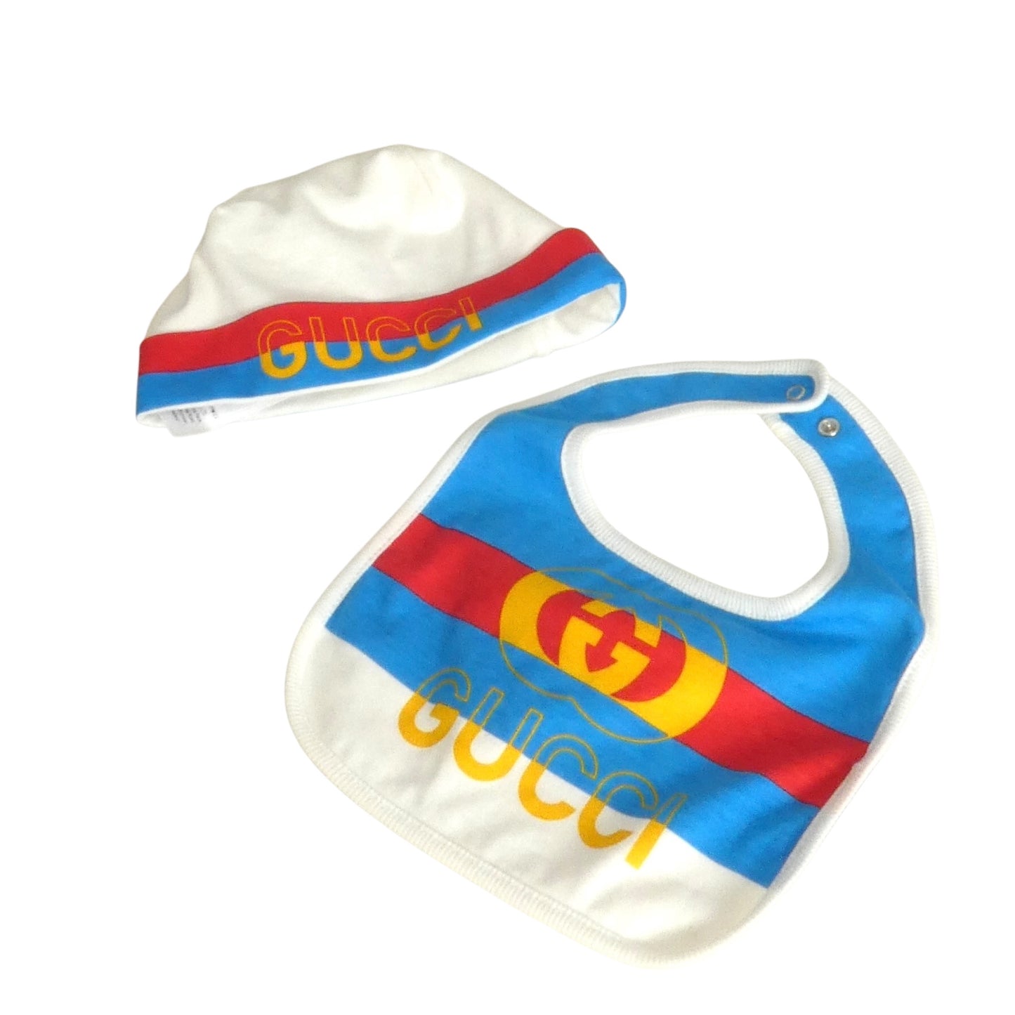 GUCCI- NWT 3pc Multi Color Infant Set, Size 3-6 Months