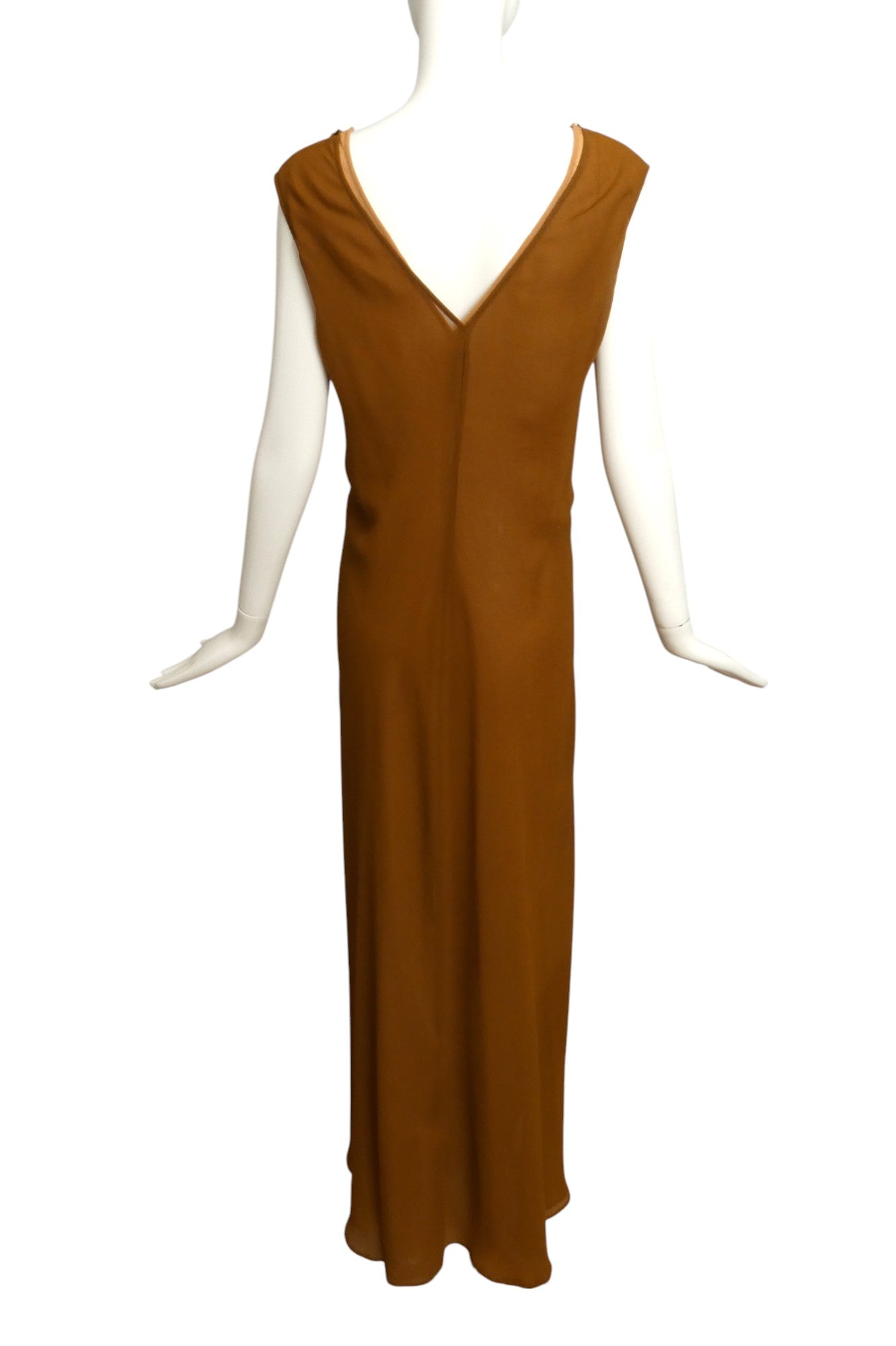 JIL SANDER- AS IS 1997 Sheer Wool Evening Gown, Size 6