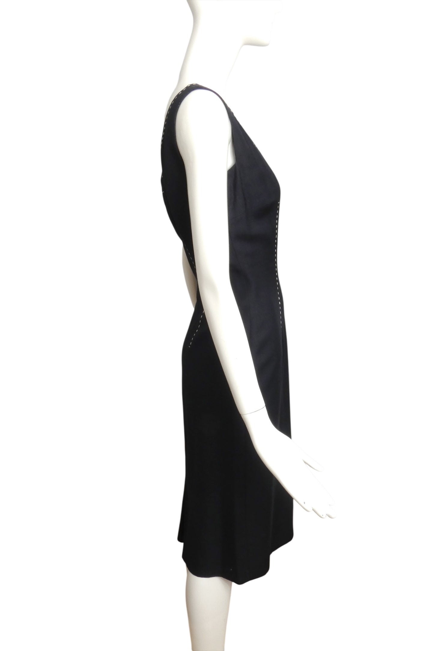 CHRISTIAN DIOR- 2000 2pc Navy Dress Ensemble, Size 6