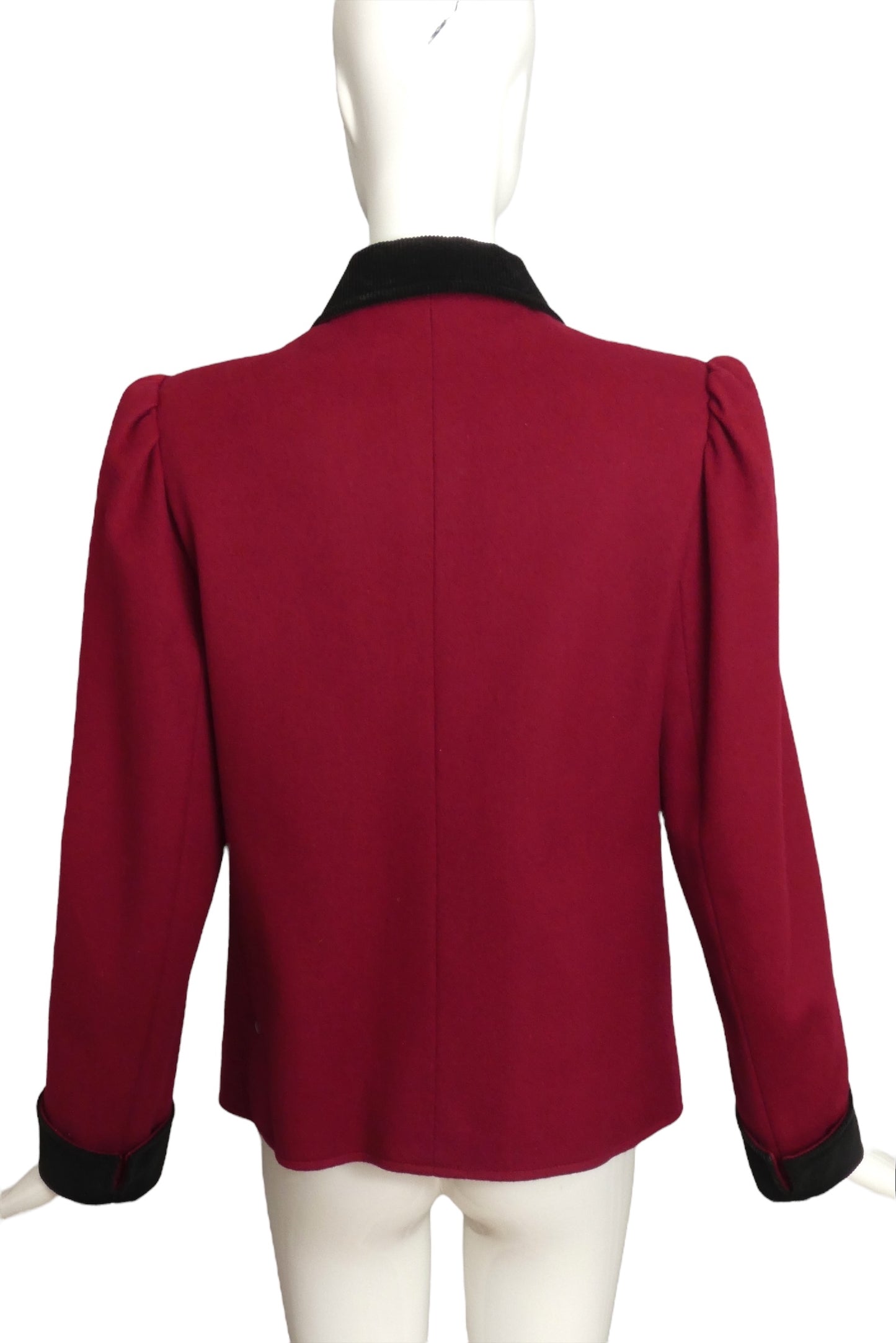 YVES SAINT LAURENT- 1980s Wool & Corduroy Jacket, Size 8