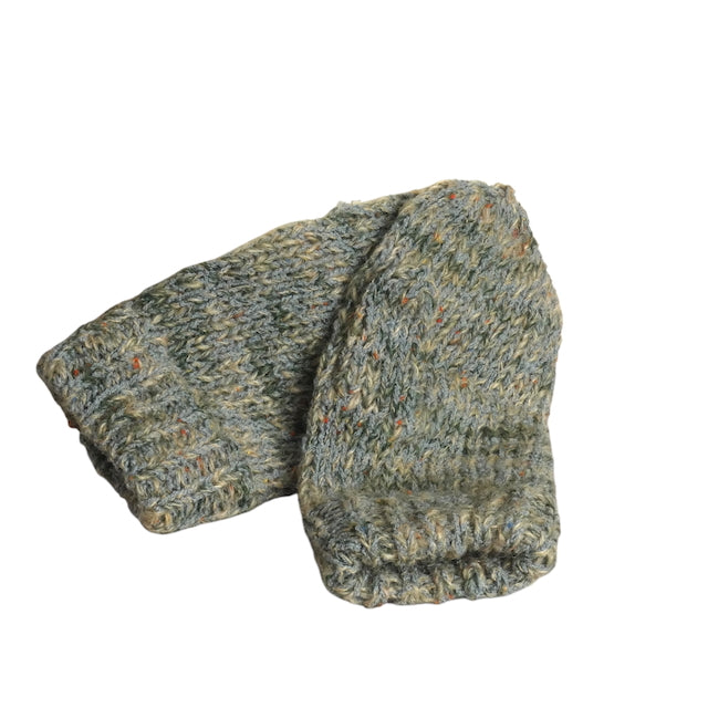MISSONI- 1970s Multi Color Knit Stocking Cap & Mittens
