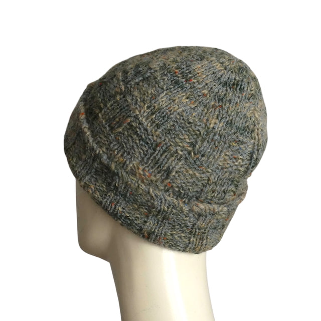 MISSONI- 1970s Multi Color Knit Stocking Cap & Mittens