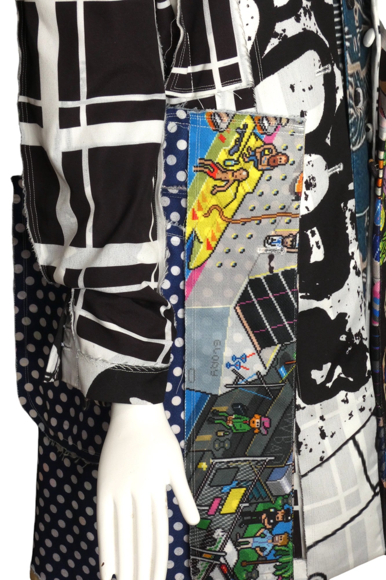 COMME DES GARCONS- 2018 Fabric Block Coat, Size Small