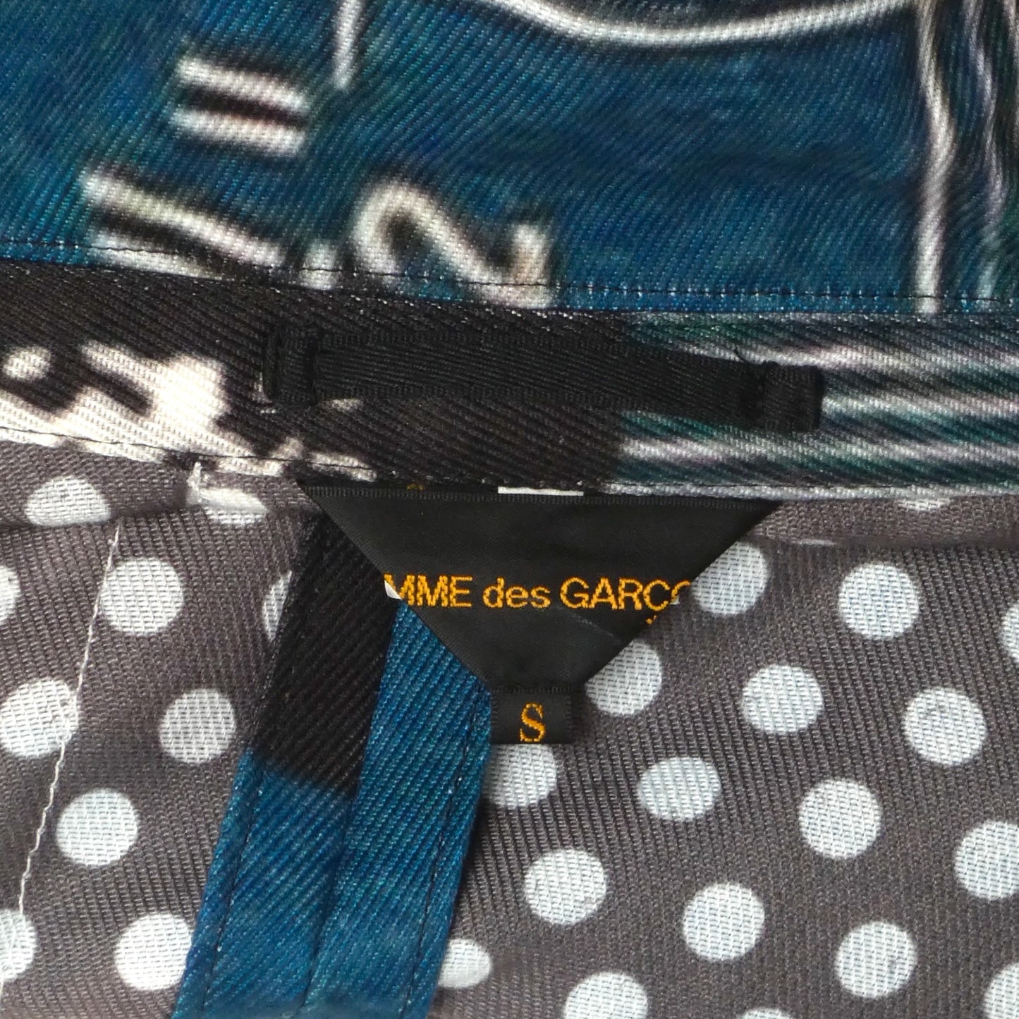 COMME DES GARCONS- 2018 Fabric Block Coat, Size Small