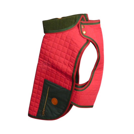 GUCCI- NWT 2023 Quilted Dog Coat, Size Large