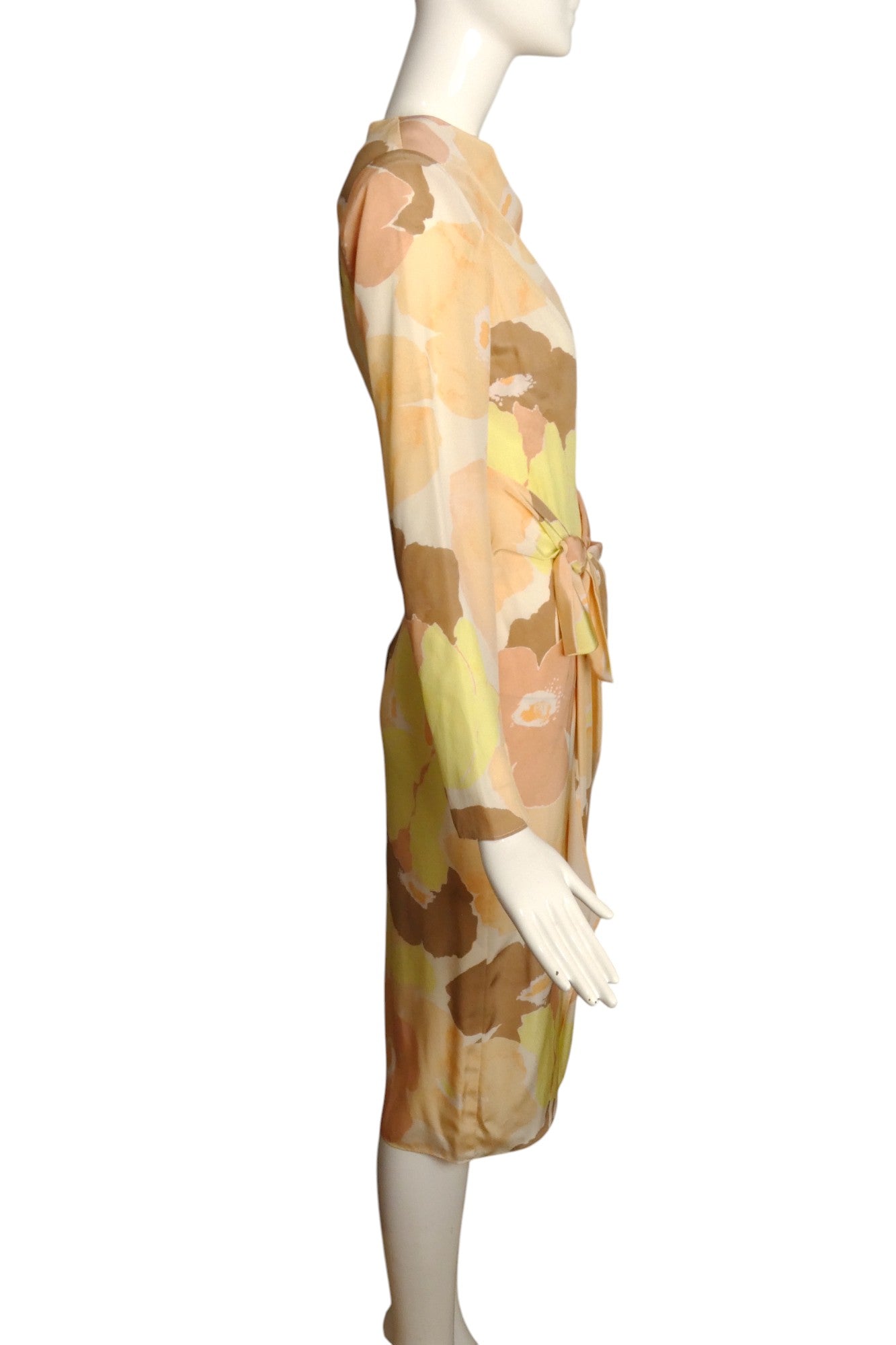 ST JOHN- NWT Floral Silk Dress, Size 6