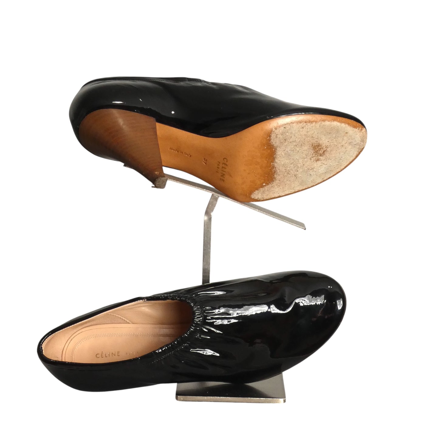 CELINE-2016 Phoebe Philemon Patent Pumps, Size 37