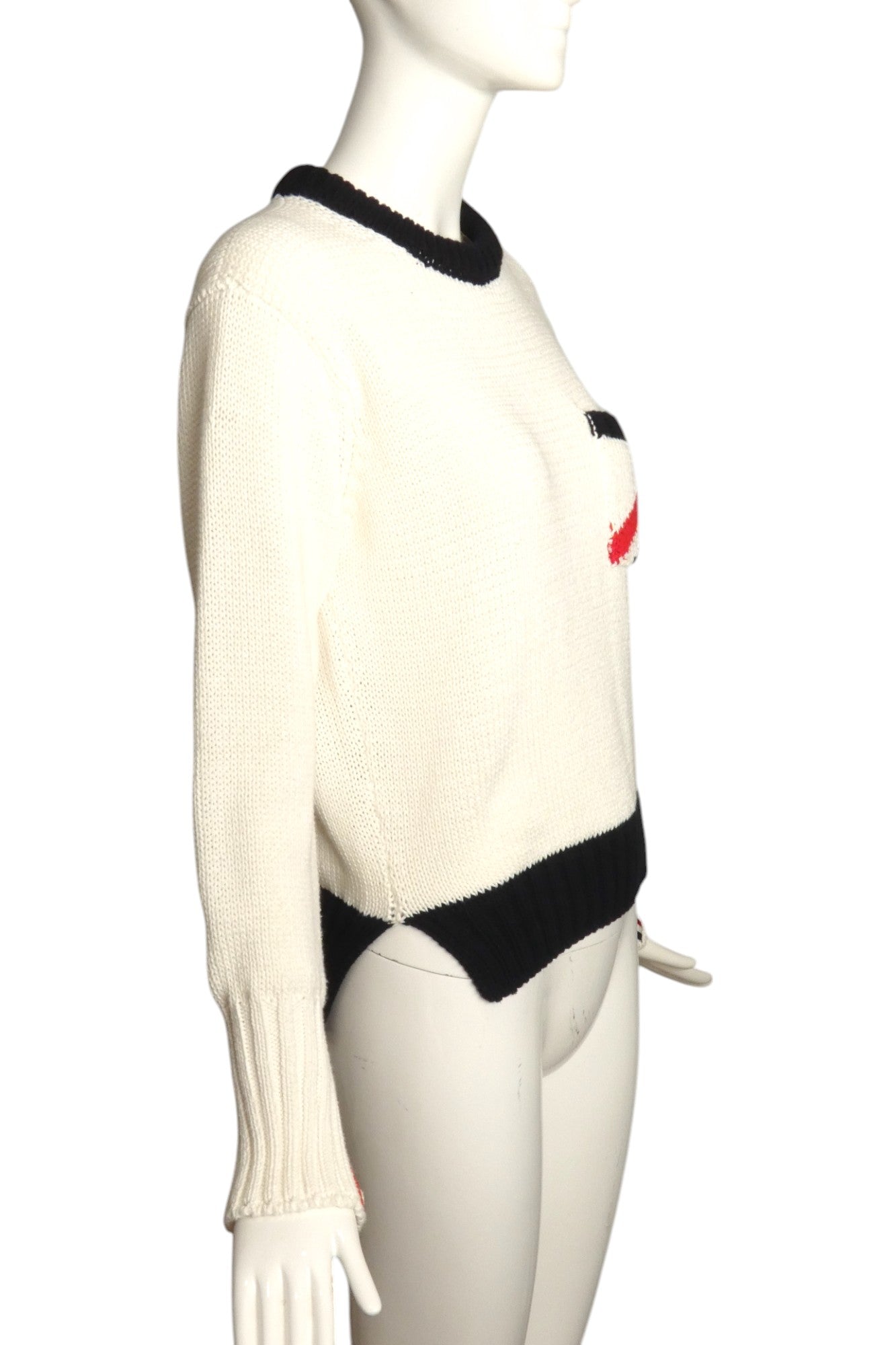 THOM BROWNE- Multi Color Cotton Knit Sweater, Size Small